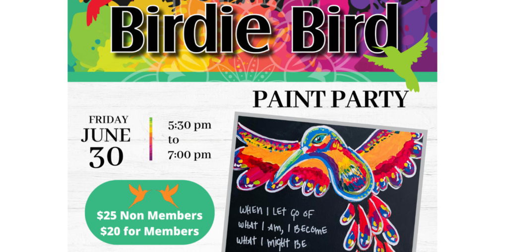 Birdie Bird Paint Party At The Sierra Senior Center