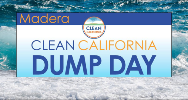 Image of the banner ad for Madera County Dump Day.