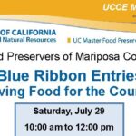 Blue Ribbon Entries  Preserving Food for the County Fair