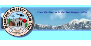 Logo of the Mountain amateur radio club