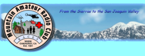 Logo of the Mountain amateur radio club
