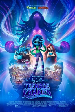 Image of the movie poster for Ruby Gillman - Teenage Kraken. 