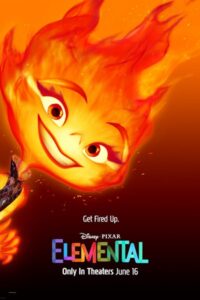 Image of the movie poster for Elemental.