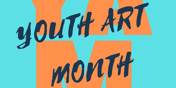 Image of the youth art month logo
