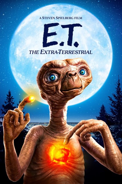 Image of the movie poster for E.T.