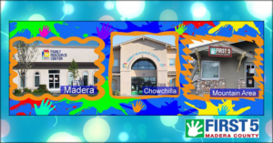 Image of the First 5 Madera County storefronts.