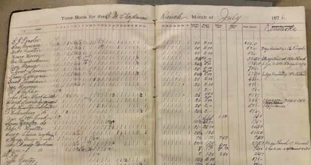 Check out this awesome time book from a century and a half ago! Do you know anything about it or recognize any of the names? Let us know!