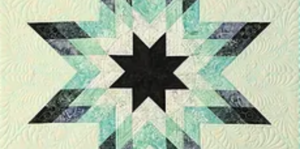 Image of the star baby quilt