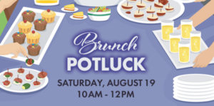 image of a flyer for the YSA Brunch Potluck