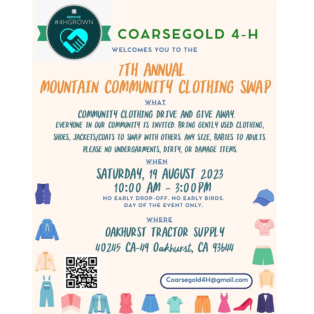 image of a flyer for mountain swap