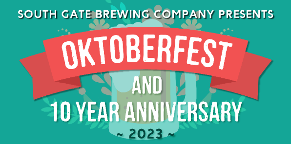 image of a flyer for oktoberfest at south gate brewery