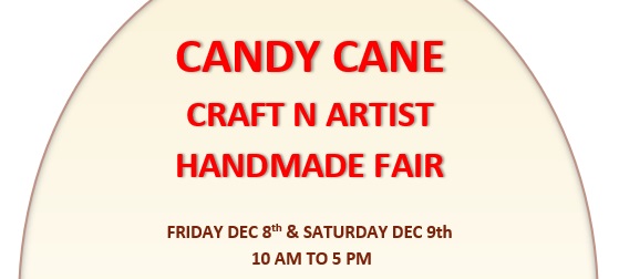Candy Cane Handmade Craft n Art Event