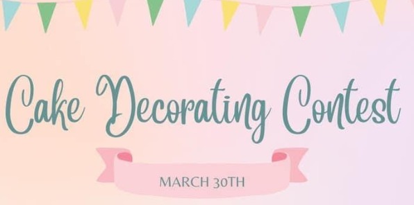 image of a flyer for cake decorating contest in coarsegold