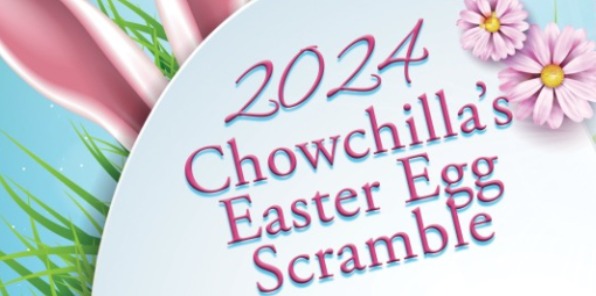 image of a flyer for the Chowchilla Easter egg scramble