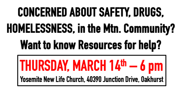 image of a flyer for the Safety, drug use and prevention meeting