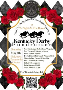 Image of a flyer for the OCC Kentucky Derby Event