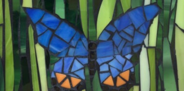 Image of a mosaic butterfly