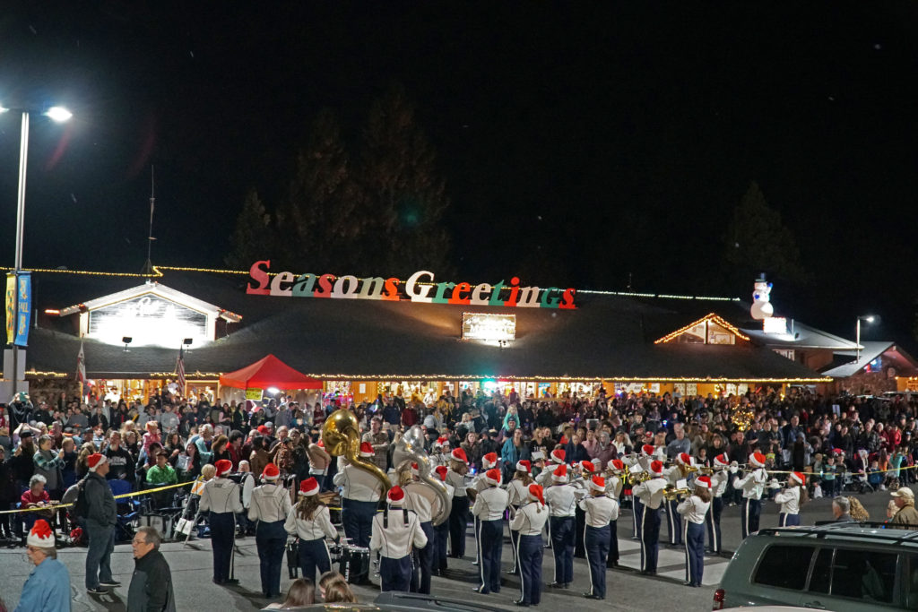 Christmas Tree Lighting and Parade at Bass Lake S.N.O.