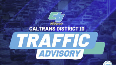Caltrans Traffic Advisory - District 10