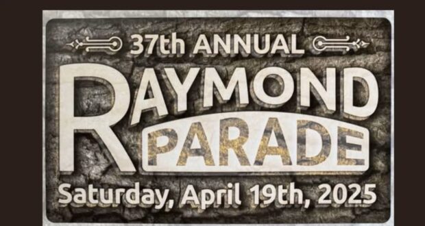 image of a flyer for the raymond parade
