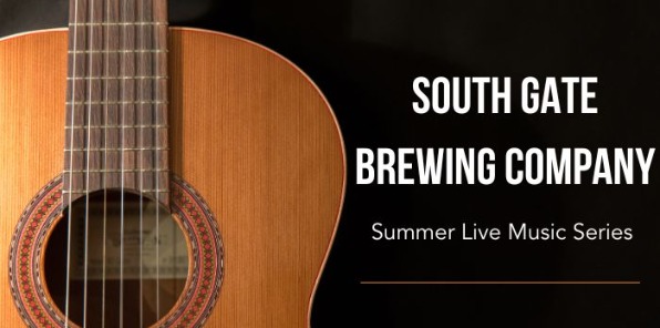 Image of a flyer for the south gate brewing company live music series