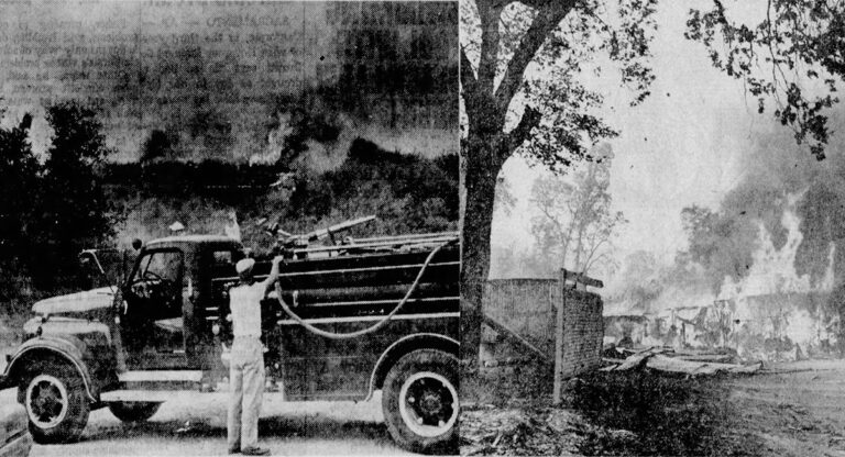 Photos of the historic Harlow fire