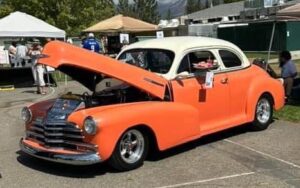 An entrant in the 2024 North Fork Car Show