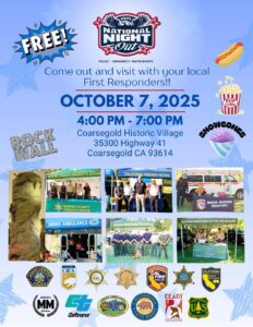 National Night Out 2025 flyer