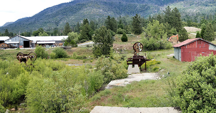 Future site of the Old Mill History Park in North Fork, California.