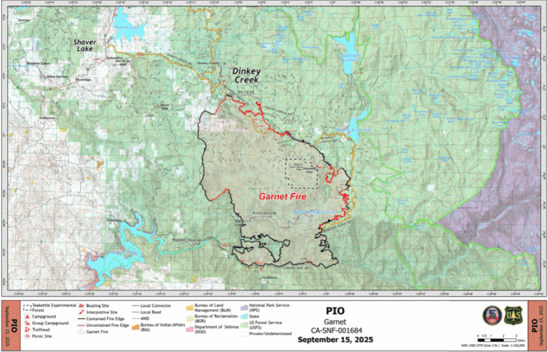 Garnet Fire Update: Containment Reaches 71%