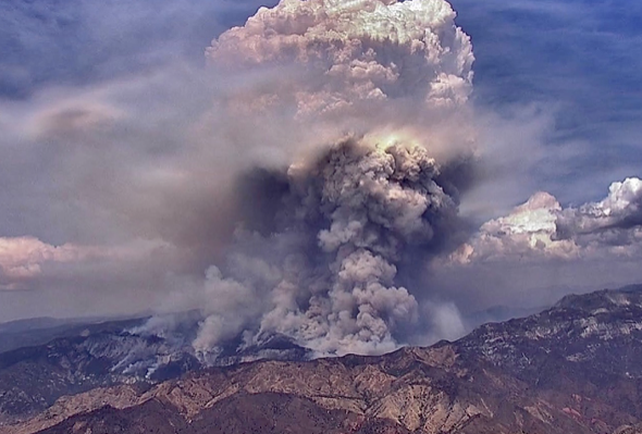 Garnet Fire in Fresno County