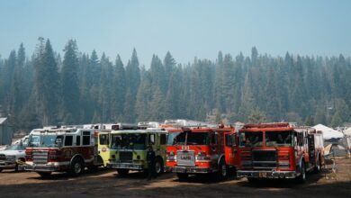 Equipment from across the state has been brought to the Garnet Fire