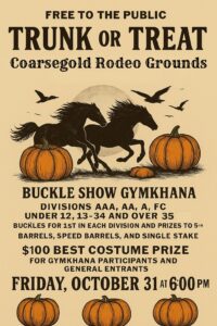 Trunk or Treat at the Coarsegold Rodeo Grounds!