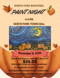 North Fork Boosters Fall Themed Paint Night At Town Hall