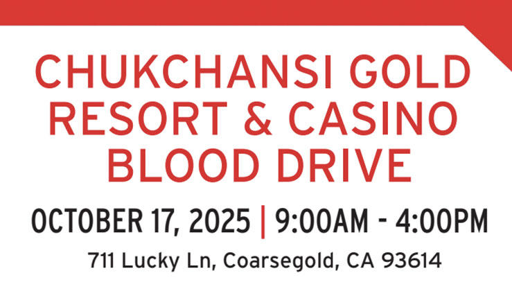 Chukchansi Gold Community Blood Drive