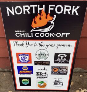 North Fork Chili Cook-Off Sponsors