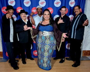 Techeetah Lopez and her band