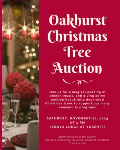 25th Annual Oakhurst Community Christmas Tree Auction