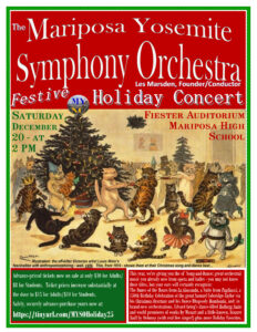 Mariposa Yosemite Symphony Orchestra's Holiday Concert