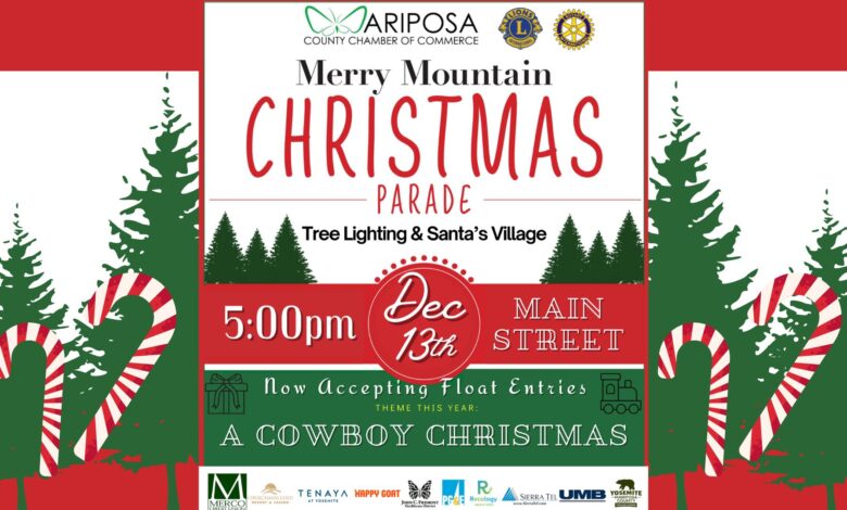 Annual Mariposa Merry Mountain Christmas Parade & More