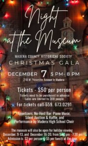 Christmas Gala Begins Holiday Season at Madera County Museum