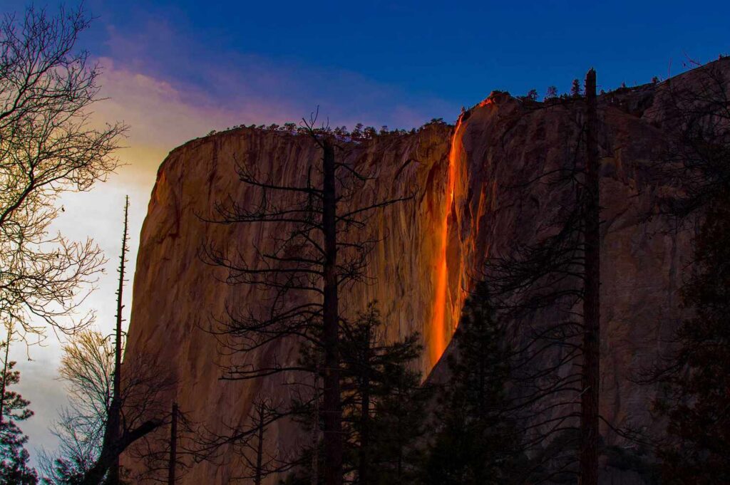 Art Exhibit Inspired By The Annual Horsetail Firefall In Yosemite