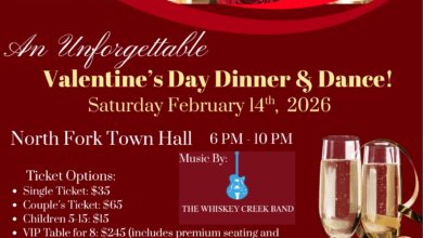 North Fork Valentine's Day Dinner & Dance