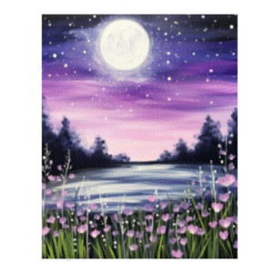 Image of a moonlit painting