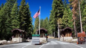 Yosemite National Park's South Gate Entrance