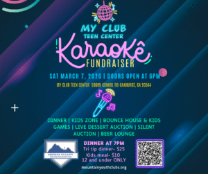 Image of a flyer for my club karaoke