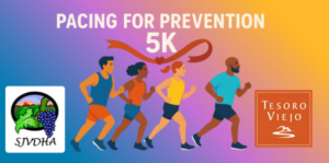 Image of a flyer for pacing for prevention 5k event