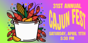 Image of a flyer for 31st annual cajun fest