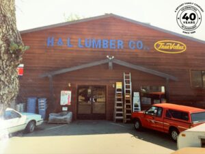Bryant's H&L Lumber in the early days.