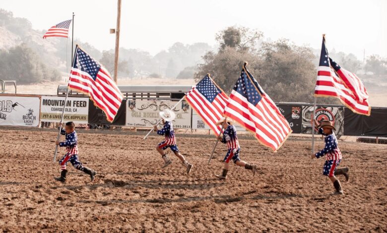 Coarsegold Rodeo Flag Celebration